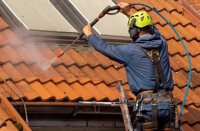 Démoussage et hydrofuge de toiture à Loisy